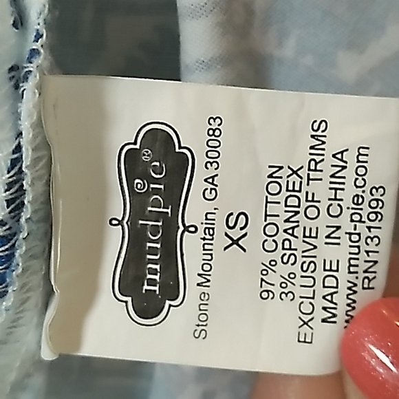 Mudpie Lace Detail Paisley Pattern Dress. Size XS - Picture 13 of 13